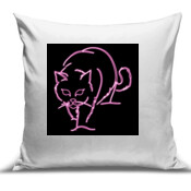 Pink Pussycat Cushion