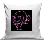 Pink Pussycat Cushion